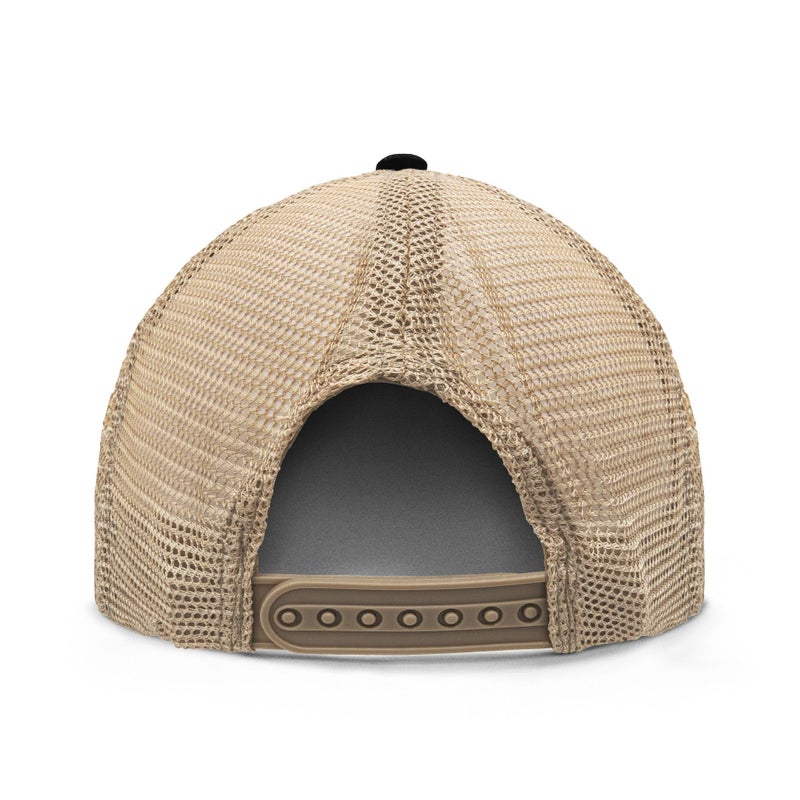 Tee Luv Coors Banquet Hat - Coors Beer Trucker Style Baseball Cap (Black and Brown) - Image 3